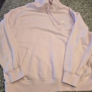 Nike Women's Light Pink Cowl Neck Sweater